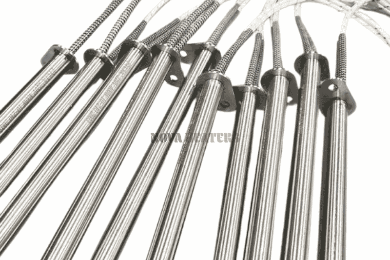 Cartridge Heater with Flange